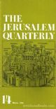 41439 The Jerusalem Quarterly ; Number Fourteen, Winter 1980
